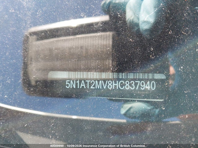 Продаж на аукціоні авто 2017 Nissan Rogue, vin: 5N1AT2MV8HC837940, номер лоту: 40089998