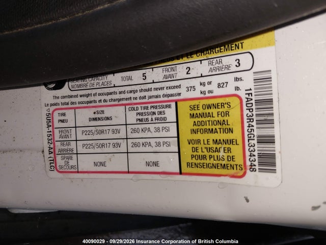 Ford Focus 2016 1FADP3R45GL334348 Image 9