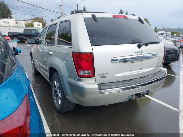 Auction sale of the 2008 Jeep Grand Cherokee Overland, vin: 1J8HR68228C200267, lot number: 40090039