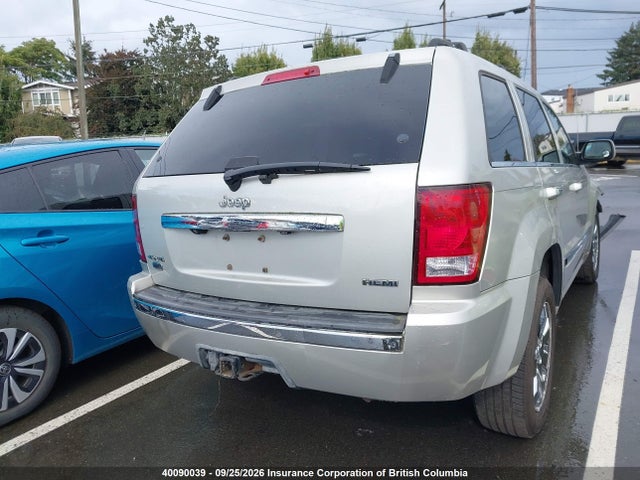 Auction sale of the 2008 Jeep Grand Cherokee Overland, vin: 1J8HR68228C200267, lot number: 40090039