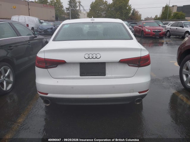 2017 Audi A4 მანქანა იყიდება აუქციონზე, vin: WAUCNAF49HN003506, აუქციონის ნომერი: 40090047