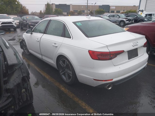 2017 Audi A4 მანქანა იყიდება აუქციონზე, vin: WAUCNAF49HN003506, აუქციონის ნომერი: 40090047