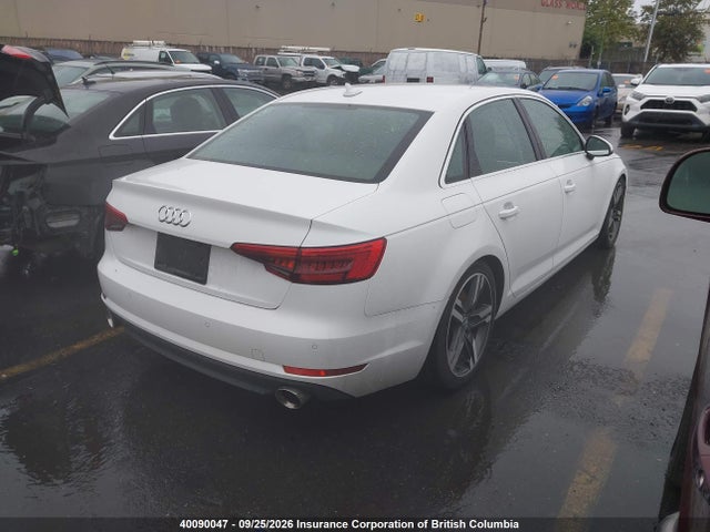 2017 Audi A4 მანქანა იყიდება აუქციონზე, vin: WAUCNAF49HN003506, აუქციონის ნომერი: 40090047