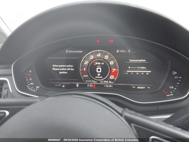 2017 Audi A4 მანქანა იყიდება აუქციონზე, vin: WAUCNAF49HN003506, აუქციონის ნომერი: 40090047