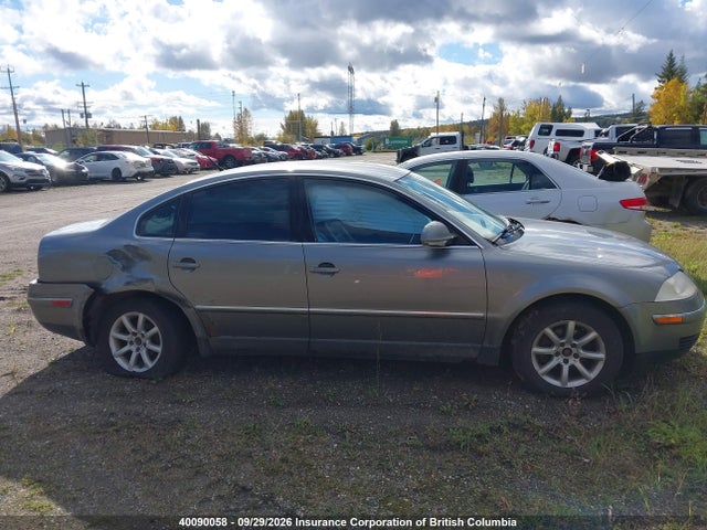 40090058 :رقم المزاد ، WVWBD63BX5P034281 vin ، 2005 Volkswagen Passat Gls 4motion مزاد بيع