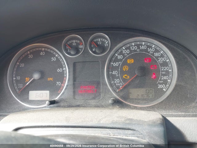 40090058 :رقم المزاد ، WVWBD63BX5P034281 vin ، 2005 Volkswagen Passat Gls 4motion مزاد بيع
