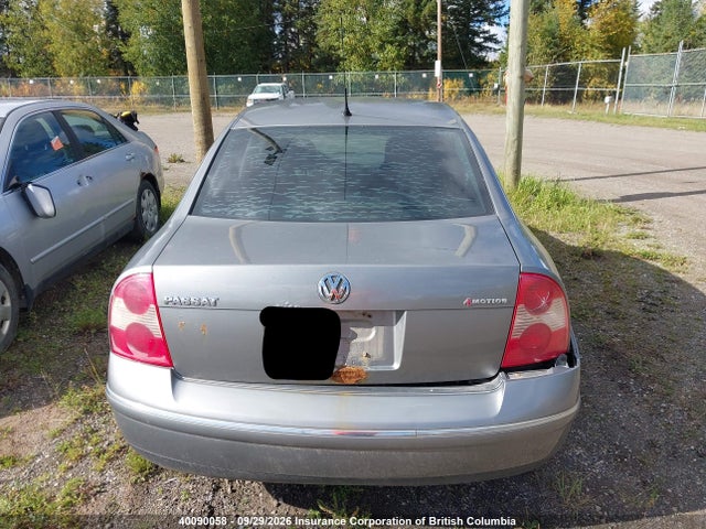 40090058 :رقم المزاد ، WVWBD63BX5P034281 vin ، 2005 Volkswagen Passat Gls 4motion مزاد بيع