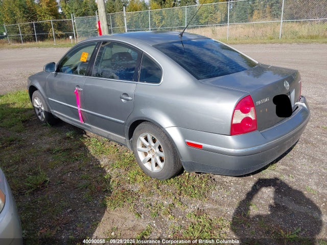 40090058 :رقم المزاد ، WVWBD63BX5P034281 vin ، 2005 Volkswagen Passat Gls 4motion مزاد بيع