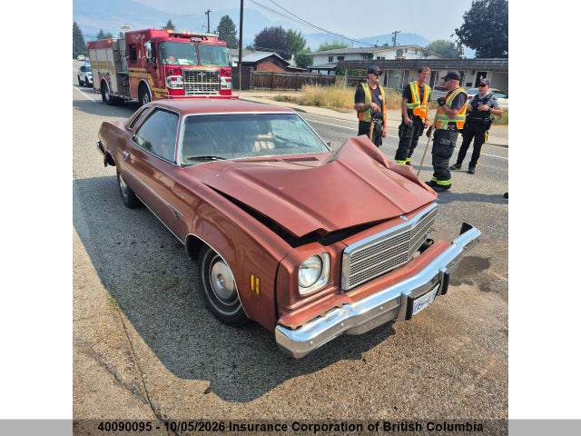 1974 Chevrolet Malibu მანქანა იყიდება აუქციონზე, vin: 1D37H41485119, აუქციონის ნომერი: 40090095