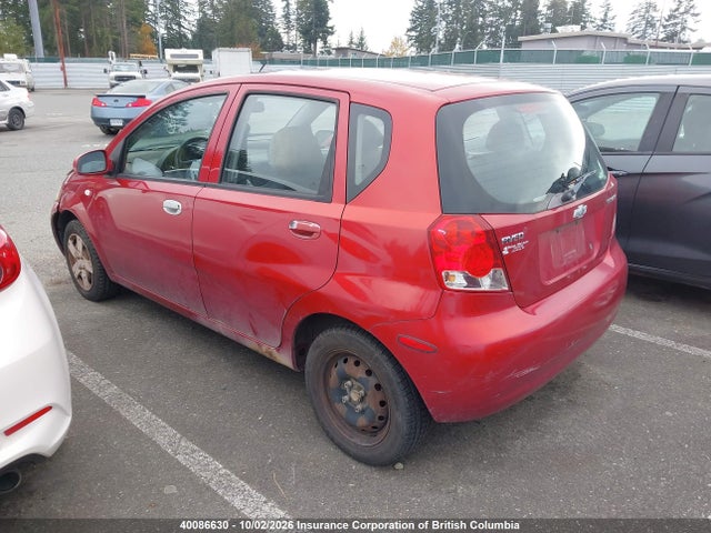 Aukcja sprzedaży 2006 Chevrolet Aveo Ls, vin: KL1TD69656B606927, numer aukcji: 40086630