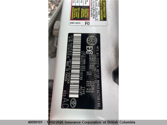 Aukcja sprzedaży 2013 Toyota Corolla Matrix, vin: 2T1KU4EE7DC010786, numer aukcji: 40090101