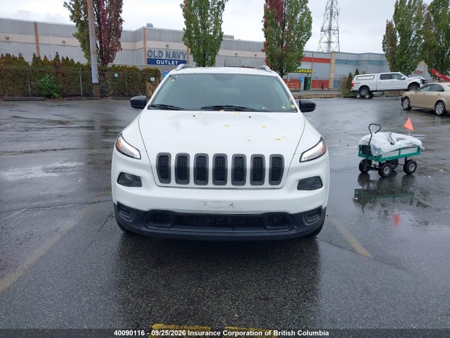 2016 Jeep Cherokee Sport მანქანა იყიდება აუქციონზე, vin: 1C4PJMASXGW314927, აუქციონის ნომერი: 40090116