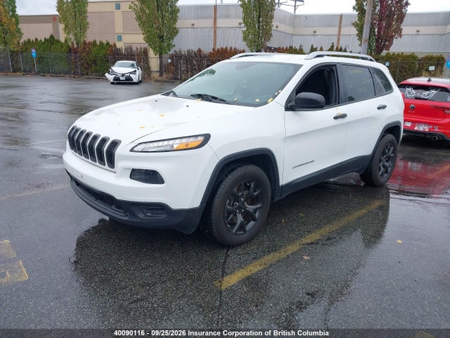 2016 Jeep Cherokee Sport მანქანა იყიდება აუქციონზე, vin: 1C4PJMASXGW314927, აუქციონის ნომერი: 40090116