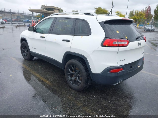 2016 Jeep Cherokee Sport მანქანა იყიდება აუქციონზე, vin: 1C4PJMASXGW314927, აუქციონის ნომერი: 40090116