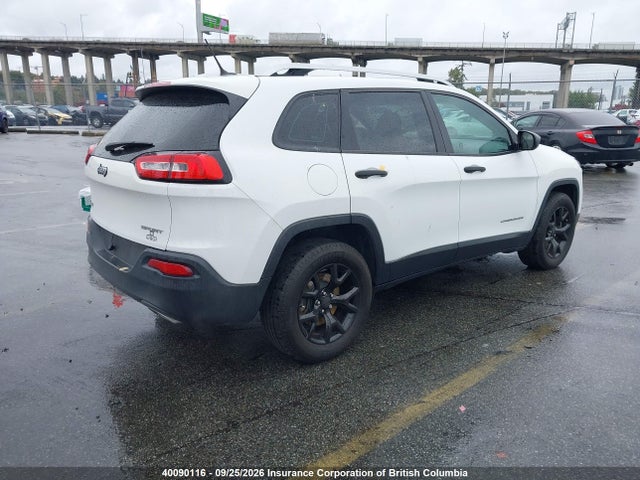 2016 Jeep Cherokee Sport მანქანა იყიდება აუქციონზე, vin: 1C4PJMASXGW314927, აუქციონის ნომერი: 40090116