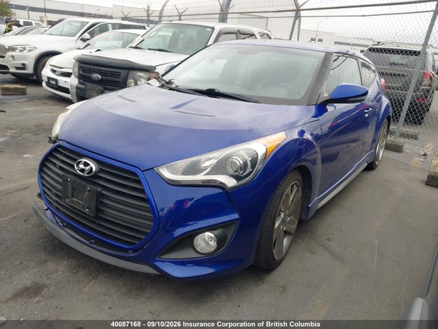 Hyundai Veloster Turbo 2014 KMHTC6AE4EU185179 Image 2