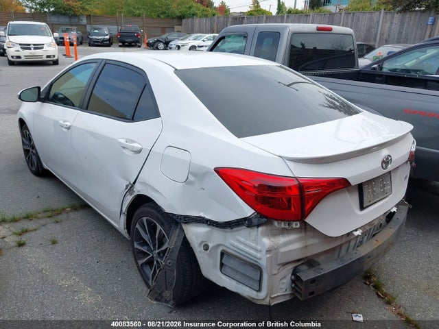 Продаж на аукціоні авто 2018 Toyota Corolla L/le/xle/se/xse, vin: 2T1BURHE9JC070976, номер лоту: 40083560