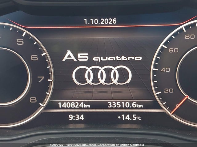 Aukcja sprzedaży 2018 Audi A5, vin: WAUUNAF56JA004834, numer aukcji: 40090132