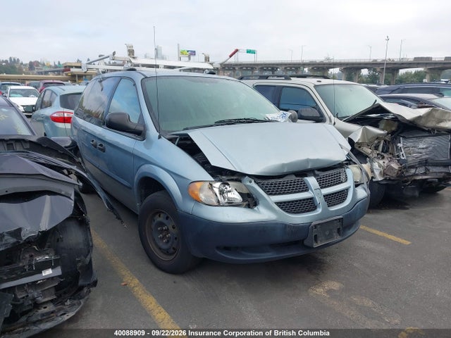 2002 Dodge Caravan Se მანქანა იყიდება აუქციონზე, vin: 1B4GP25R62B722543, აუქციონის ნომერი: 40088909