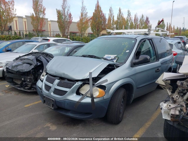 2002 Dodge Caravan Se მანქანა იყიდება აუქციონზე, vin: 1B4GP25R62B722543, აუქციონის ნომერი: 40088909