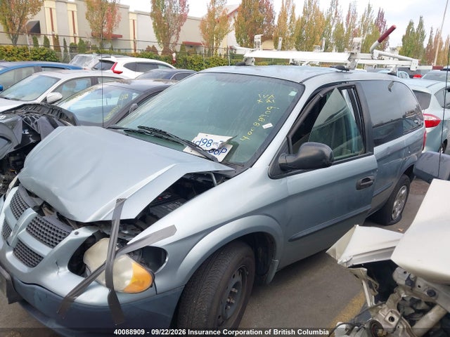 2002 Dodge Caravan Se მანქანა იყიდება აუქციონზე, vin: 1B4GP25R62B722543, აუქციონის ნომერი: 40088909