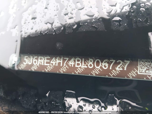 40090160 :رقم المزاد ، 5J6RE4H74BL806727 vin ، 2011 Honda Cr-v مزاد بيع