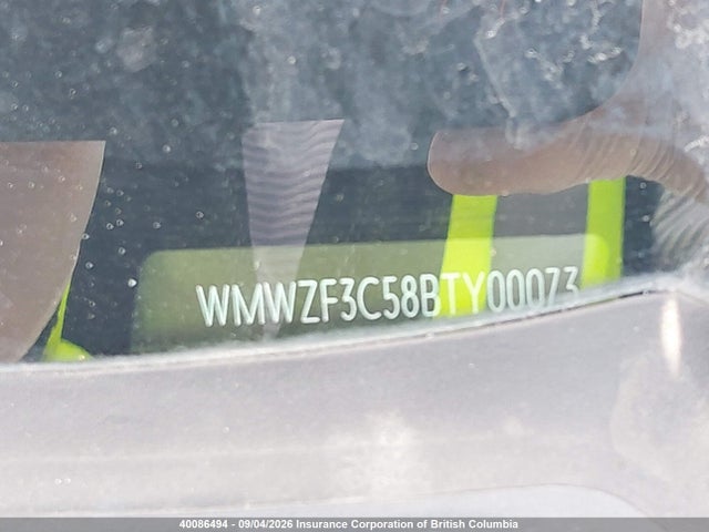 40086494 :رقم المزاد ، WMWZF3C58BTY00073 vin ، 2011 Mini Cooper Clubman مزاد بيع