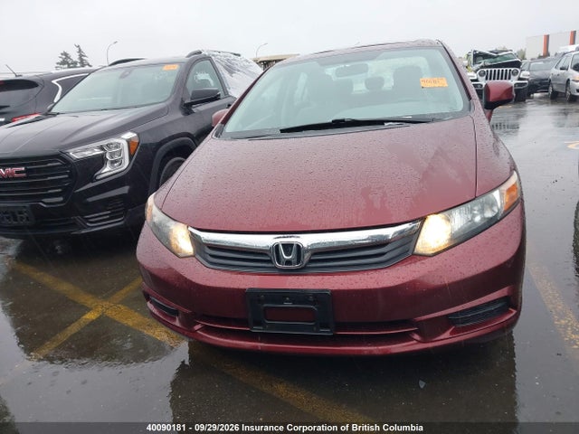Aukcja sprzedaży 2012 Honda Civic, vin: 2HGFB2F52CH046952, numer aukcji: 40090181