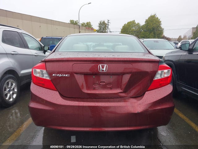 Aukcja sprzedaży 2012 Honda Civic, vin: 2HGFB2F52CH046952, numer aukcji: 40090181