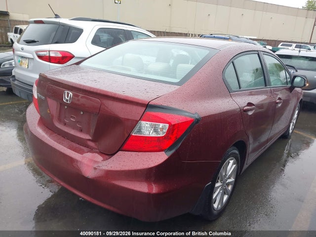 Aukcja sprzedaży 2012 Honda Civic, vin: 2HGFB2F52CH046952, numer aukcji: 40090181