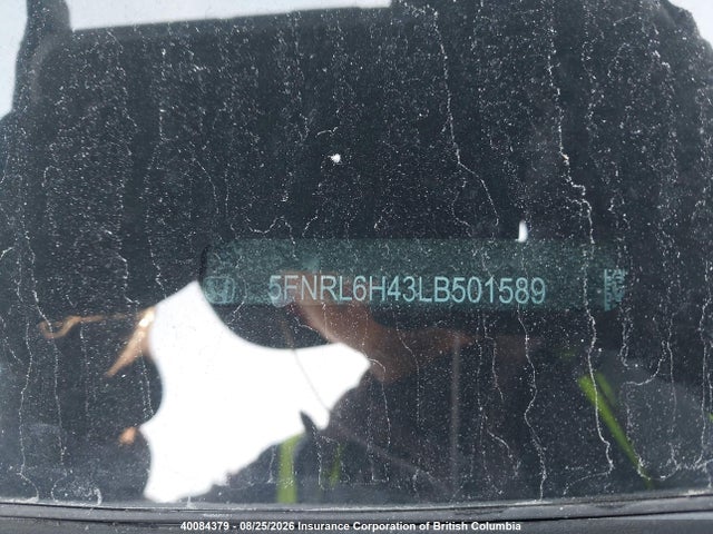 Honda ODYSSEY EX 2020 5FNRL6H43LB501589 Image 20