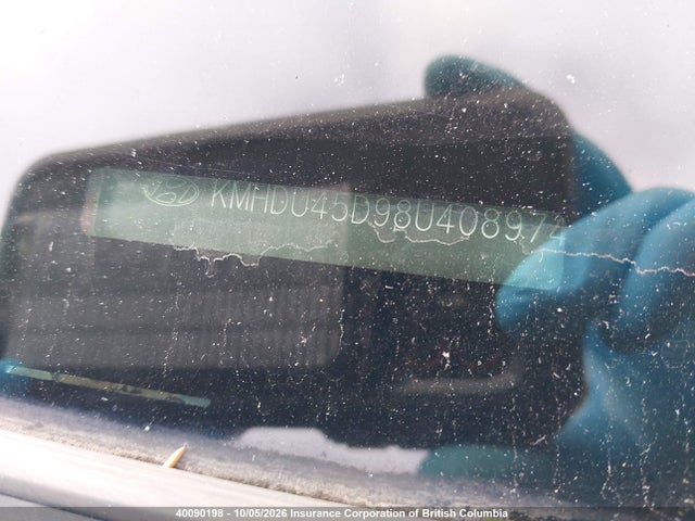 Продажа на аукционе авто 2008 Hyundai Elantra Gl/gls, vin: KMHDU45D98U408974, номер лота: 40090198