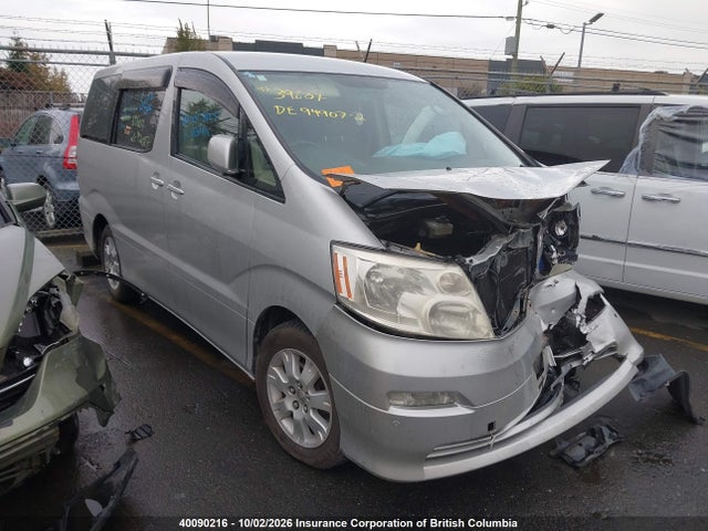 Продаж на аукціоні авто 2004 Toyota Alphard, vin: MNH150028945, номер лоту: 40090216