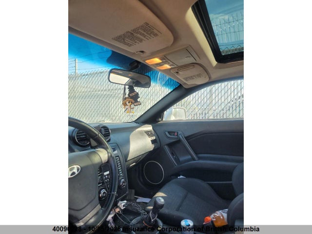 2008 Hyundai Tiburon Gs მანქანა იყიდება აუქციონზე, vin: KMHHM65D18U284325, აუქციონის ნომერი: 40090228