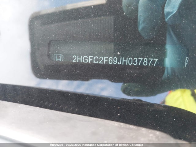 Honda Civic 2018 2HGFC2F69JH037877 Image 18