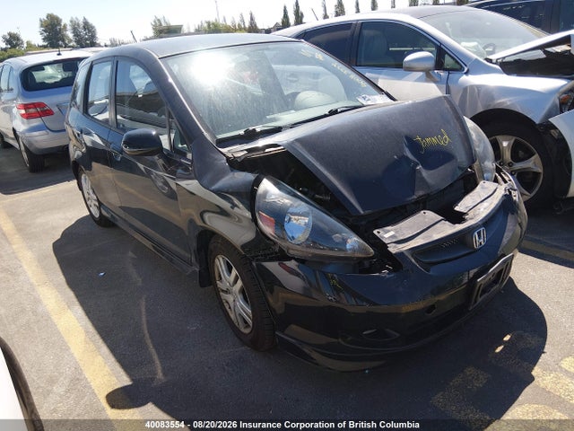 2007 Honda Fit S მანქანა იყიდება აუქციონზე, vin: JHMGD386X7S808981, აუქციონის ნომერი: 40083554