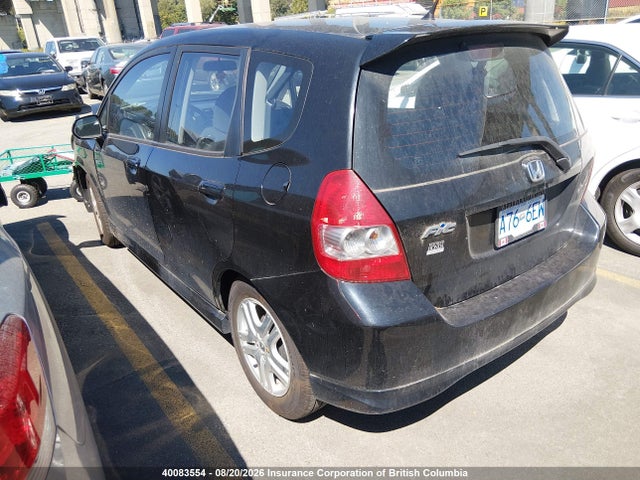 2007 Honda Fit S მანქანა იყიდება აუქციონზე, vin: JHMGD386X7S808981, აუქციონის ნომერი: 40083554