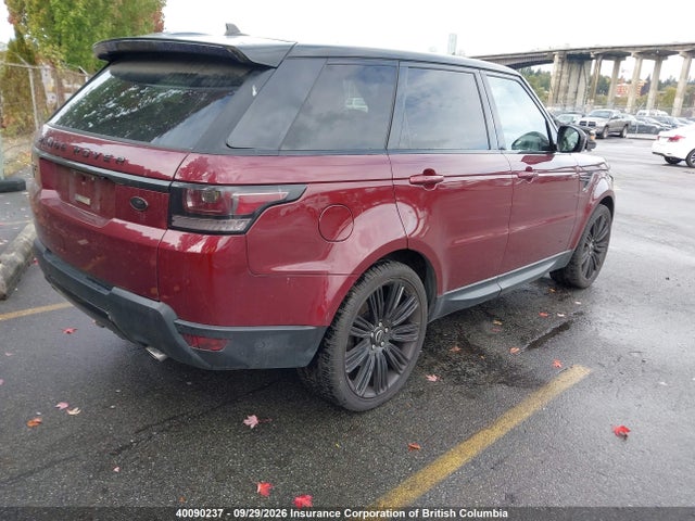 Продаж на аукціоні авто 2016 Land Rover Range Rover Sport Diesel Td6 Hse, vin: SALWR2KF5GA543208, номер лоту: 40090237