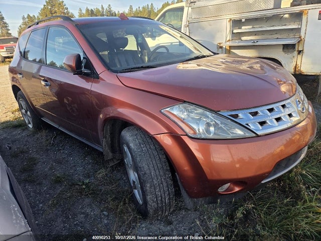 40090253 :رقم المزاد ، JN8AZ08W54W313300 vin ، 2004 Nissan Murano Sl/se مزاد بيع