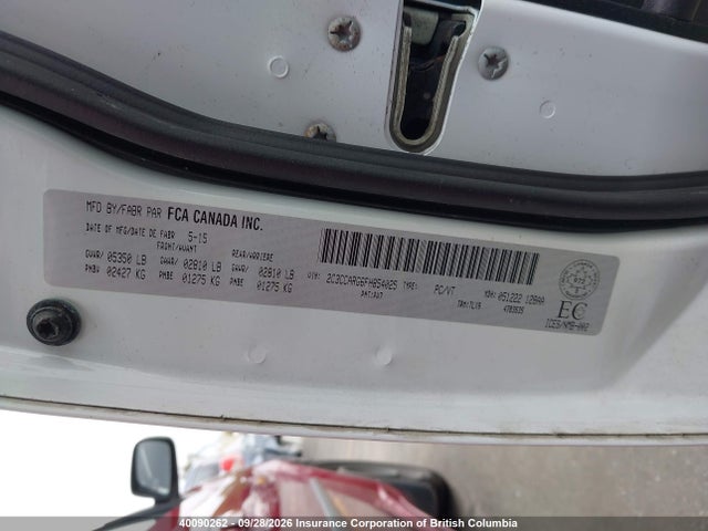 Продаж на аукціоні авто 2015 Chrysler 300, vin: 2C3CCARG6FH854025, номер лоту: 40090262