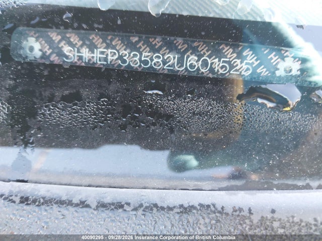 40090295 :رقم المزاد ، SHHEP33582U601525 vin ، 2002 Honda Civic مزاد بيع
