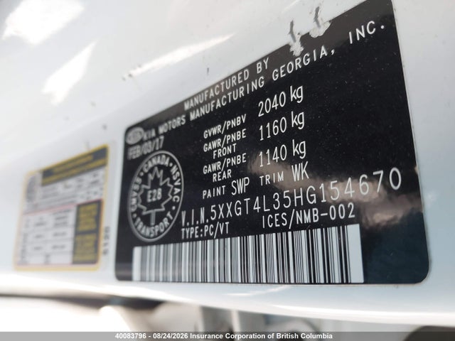 KIA Optima Lx 2017 5XXGT4L35HG154670 Image 9