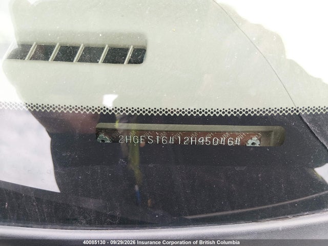 2002 Honda Civic Dx მანქანა იყიდება აუქციონზე, vin: 2HGES16412H950464, აუქციონის ნომერი: 40085130
