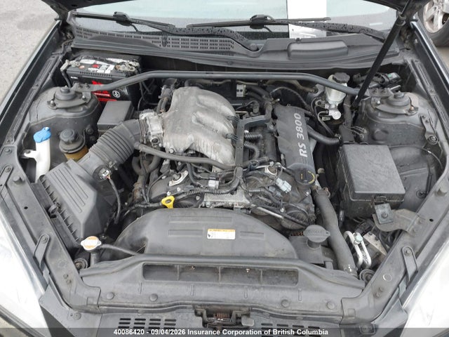40086420 :رقم المزاد ، KMHHU6KH8BU060354 vin ، 2011 Hyundai Genesis Coupe 3.8l مزاد بيع
