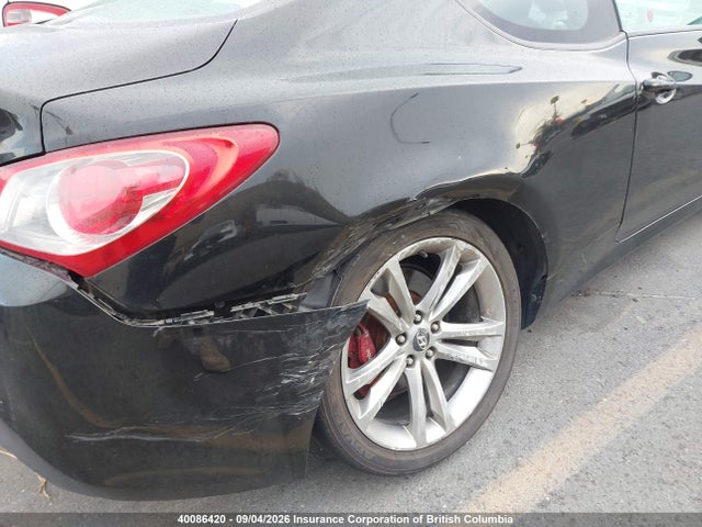 40086420 :رقم المزاد ، KMHHU6KH8BU060354 vin ، 2011 Hyundai Genesis Coupe 3.8l مزاد بيع