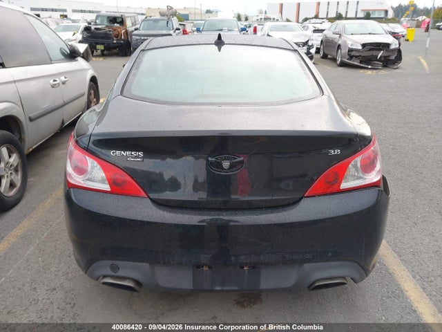 40086420 :رقم المزاد ، KMHHU6KH8BU060354 vin ، 2011 Hyundai Genesis Coupe 3.8l مزاد بيع