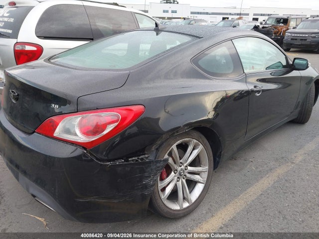 40086420 :رقم المزاد ، KMHHU6KH8BU060354 vin ، 2011 Hyundai Genesis Coupe 3.8l مزاد بيع