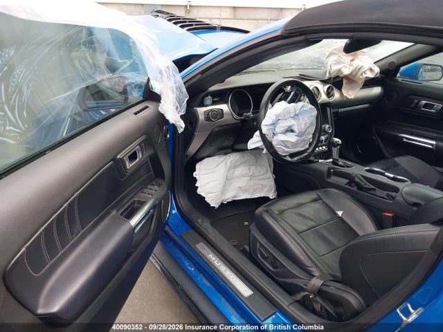 2021 Ford Mustang Ecoboost Premium მანქანა იყიდება აუქციონზე, vin: 1FATP8UH5M5107454, აუქციონის ნომერი: 40090352