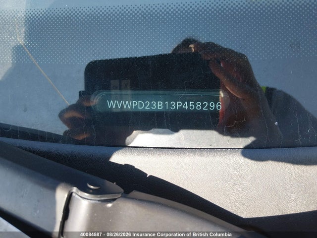 Aukcja sprzedaży 2003 Volkswagen Passat Gls, vin: WVWPD23B13P458296, numer aukcji: 40084587