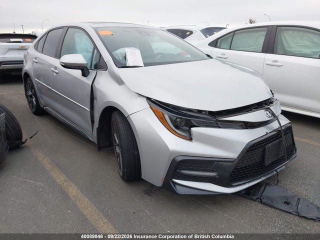40089046 :رقم المزاد ، 5YFB4RBE0LP016249 vin ، 2020 Toyota Corolla Se/xse مزاد بيع